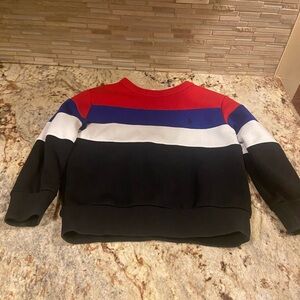 Polo Ralph Lauren Red, Blue, and Black Crewneck Sweater